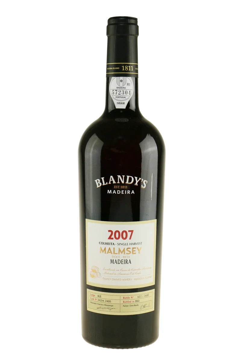 Blandy's Colheita Malmsey 2007 Bottled 2022