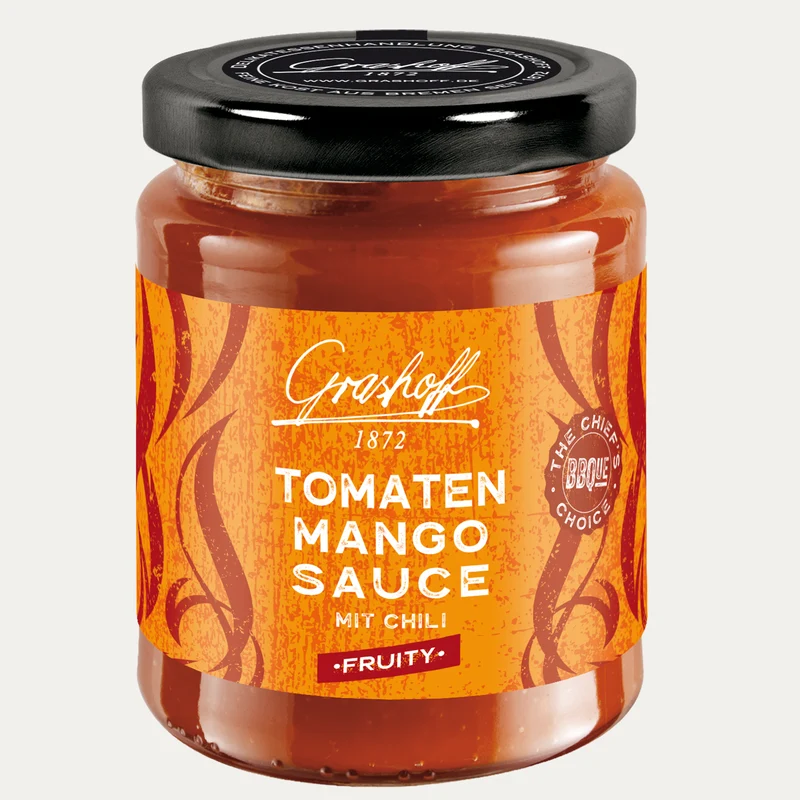 BBQue – Tomaten-Mango-Sauce Grashoff – 200 ml
