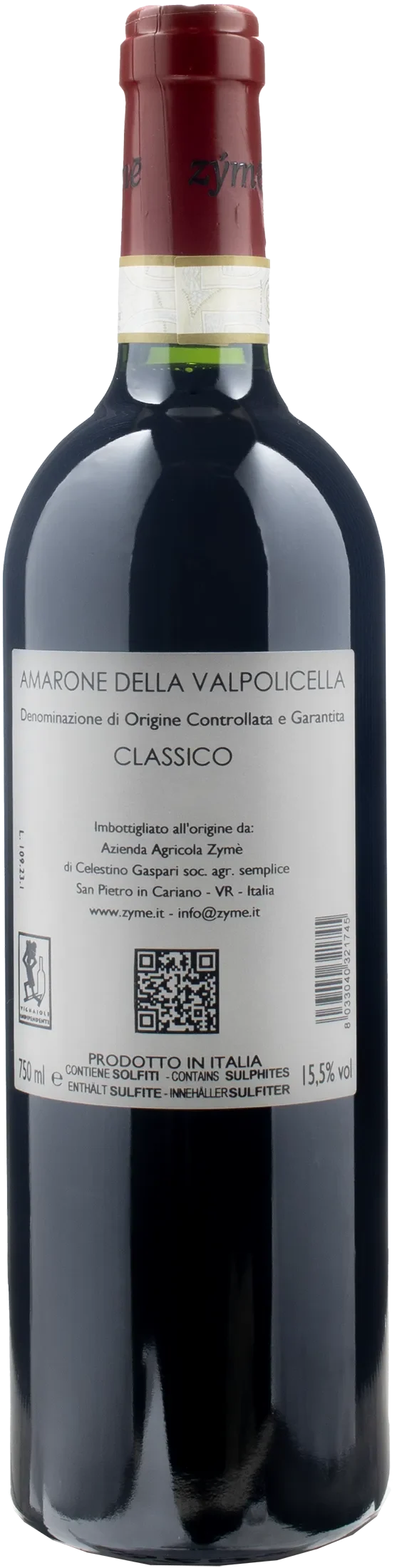 Zyme Amarone della Valpolicella Classico 2018