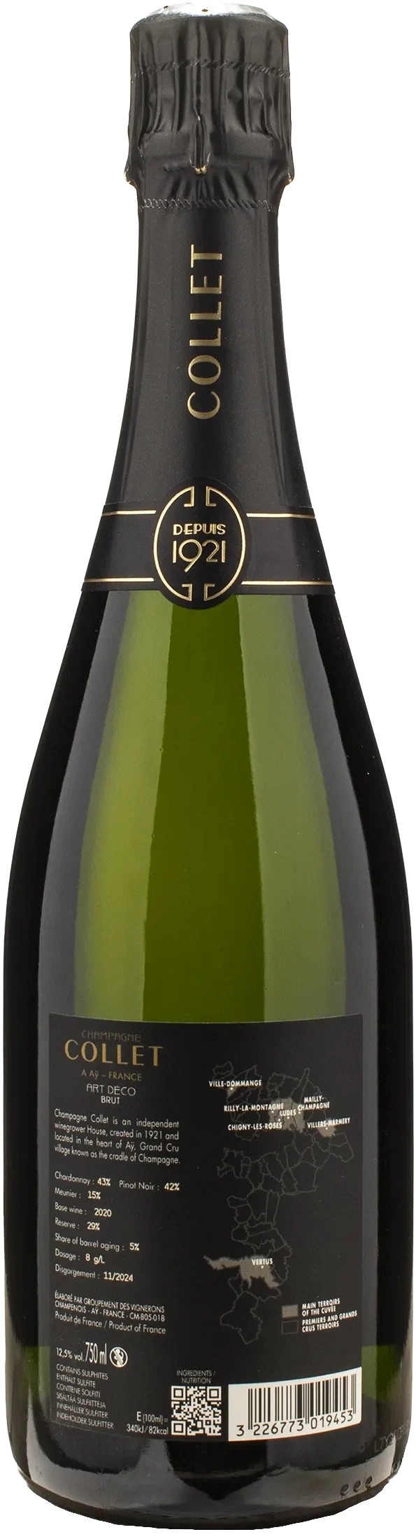 Collet Champagne Art Deco Brut