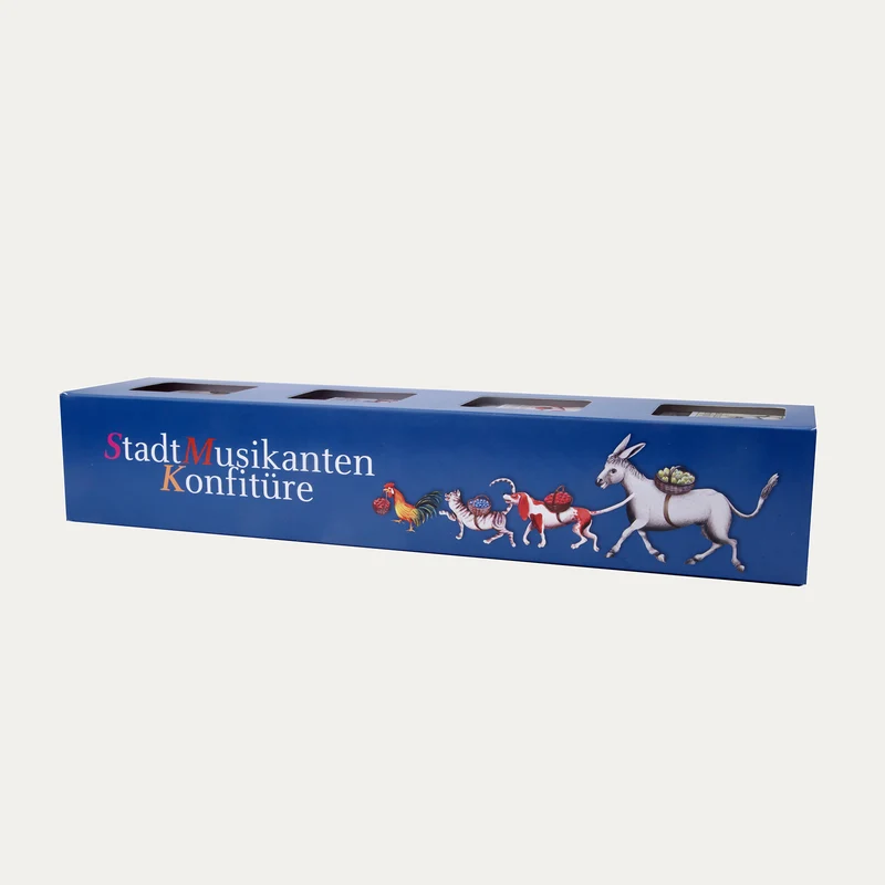 Stadtmusikanten Konfitüre – 4er Geschenkset groß