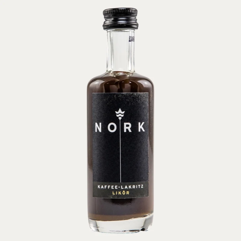 Kaffee-Lakritz Likör – NORK – 50 ml, Mini
