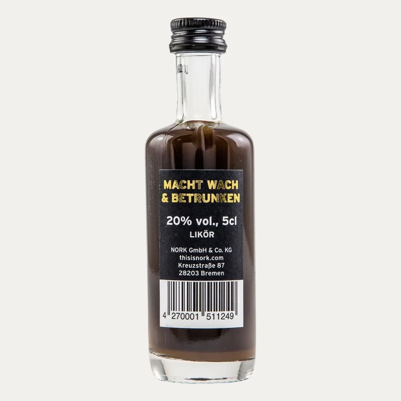 Kaffee-Lakritz Likör – NORK – 50 ml, Mini