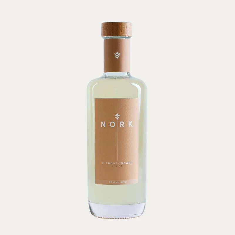 Zitrone-Ingwer Likör – NORK – 500 ml