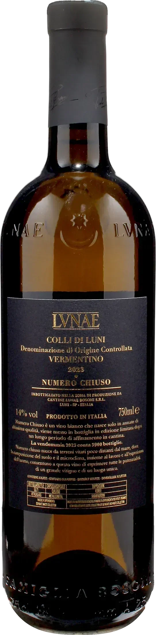 Lunae Bosoni Colli di Luni Vermentino Numero Chiuso 2023