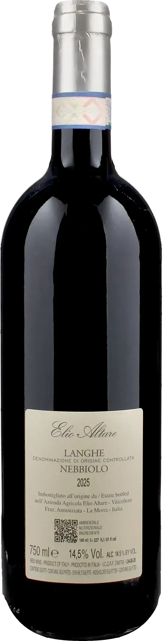 Altare Elio Langhe Nebbiolo 2025
