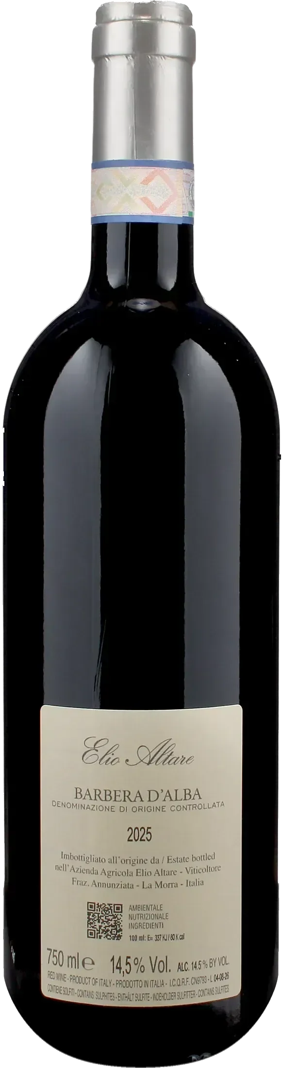 Altare Elio Barbera d'Alba 2025