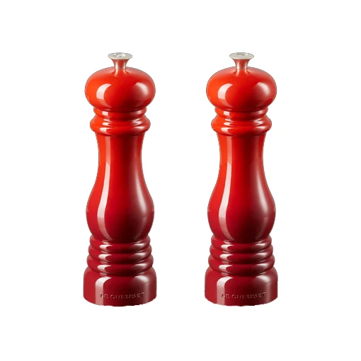 Salz und Pfeffermühle Set 21cm – Kirschrot