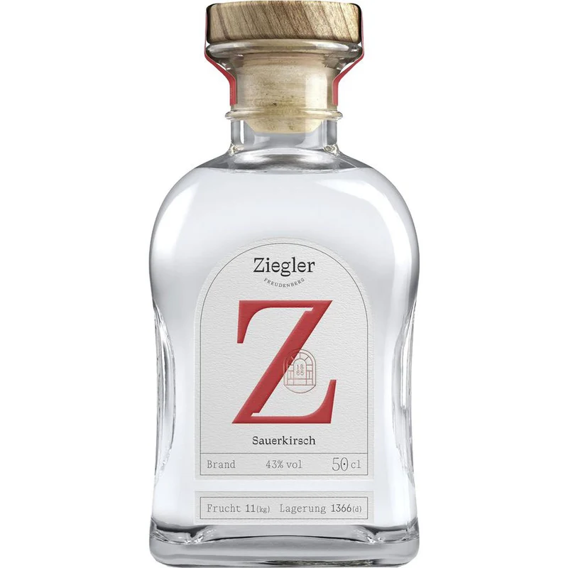 Ziegler Sauerkirsch Brand 43% 0,5 Liter