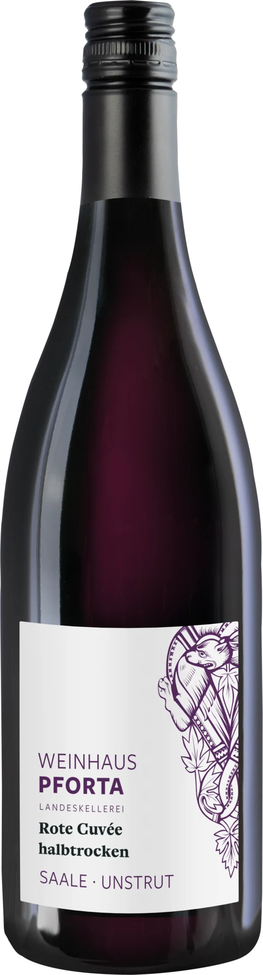 Kloster Pforta Klosterschoppen Rot Qualitätswein halbtrocken