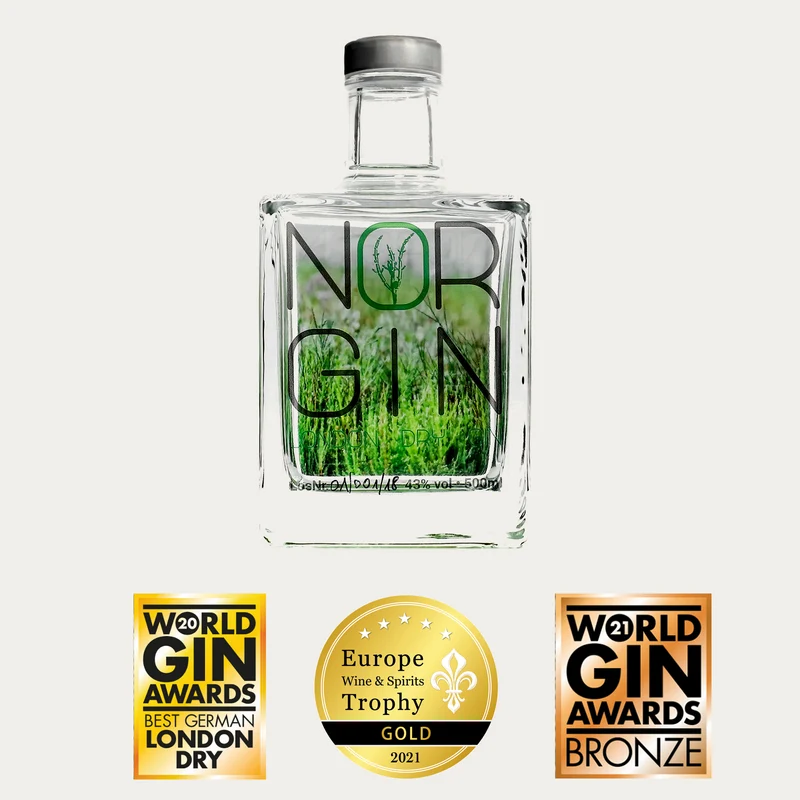 NORGIN Premium London Dry – Gin – 500 ml