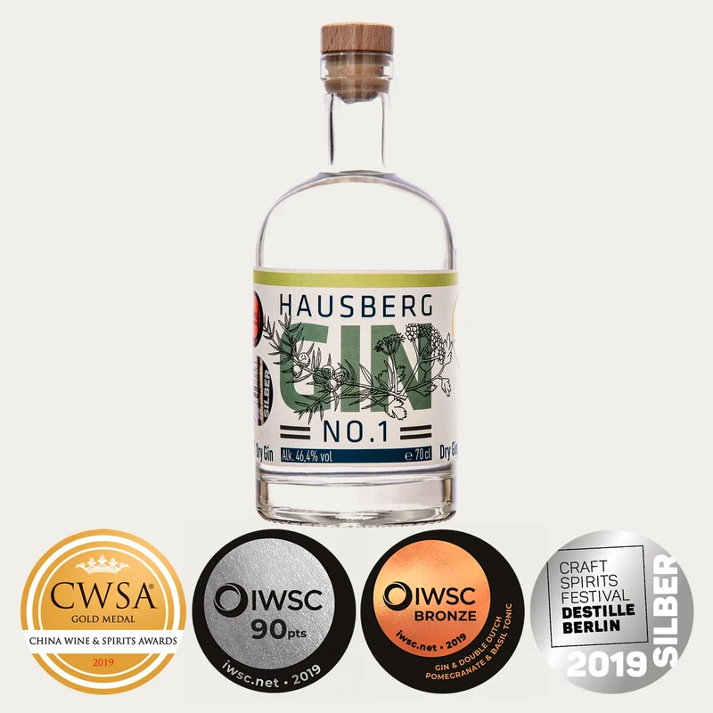 Hausberg No.1 – Gin – 700 ml oder 350 ml