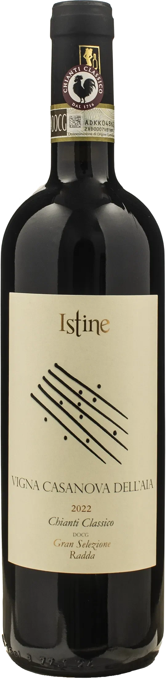 Istine Chianti Classico Radda Gran Selezione Vigna Casanova dell'Aia 2022