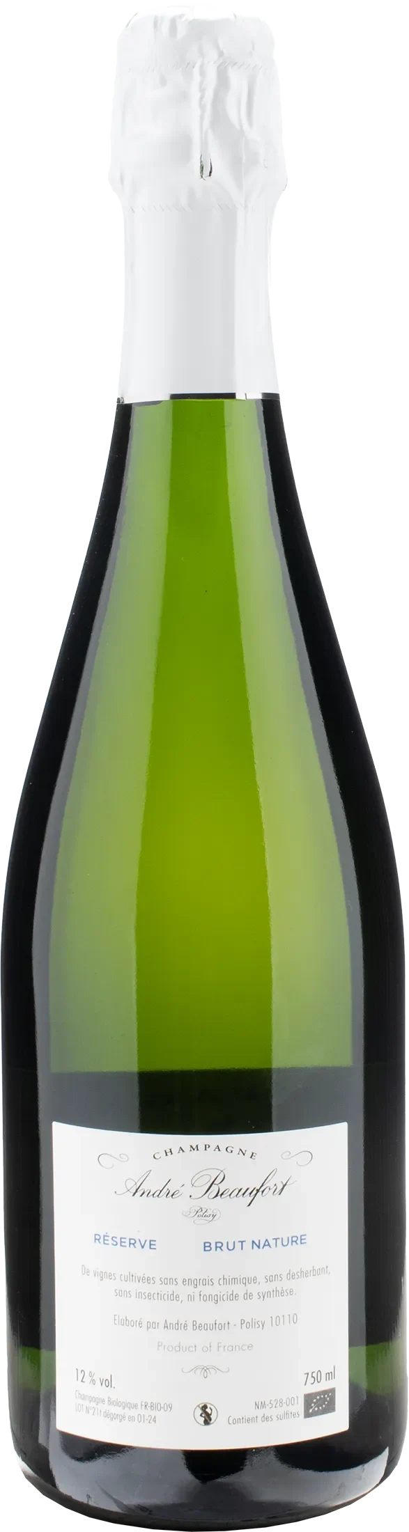 Andre Beaufort Champagne Polisy Brut Nature Reserve