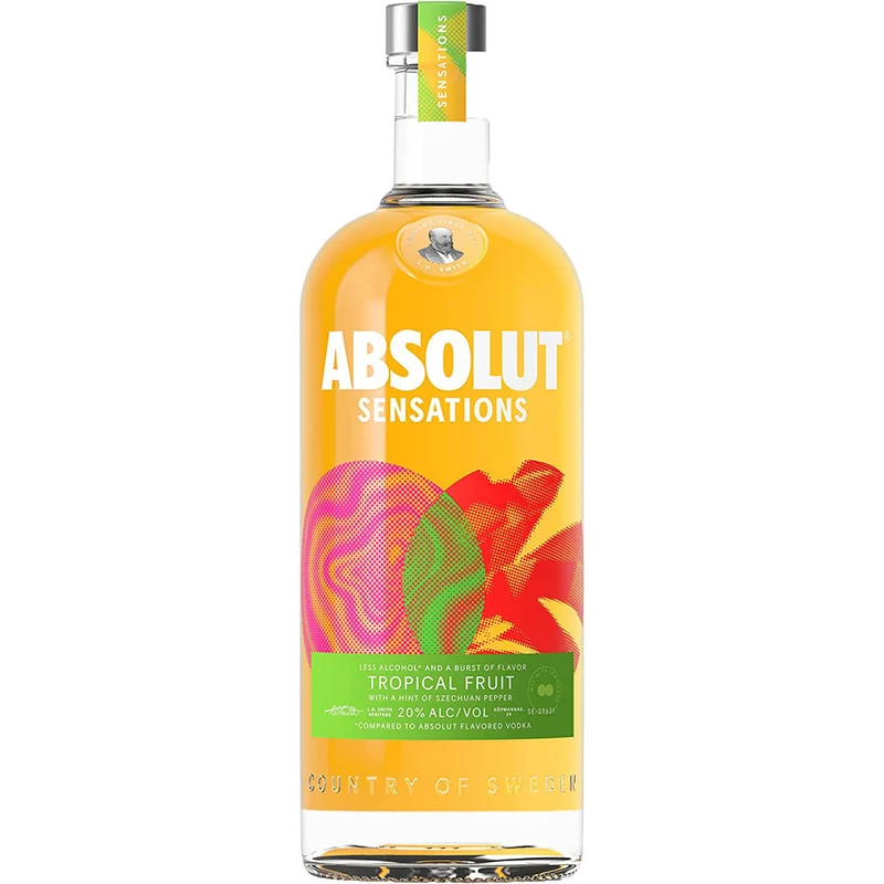Absolut Sensations Tropical Fruit Flavored Vodka 20% 0,7 Liter