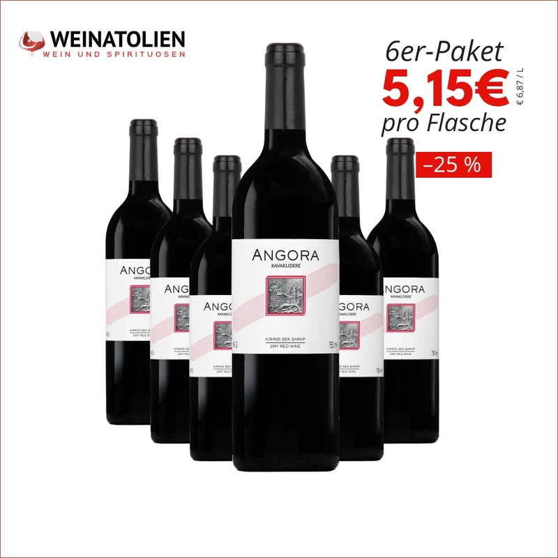 Kavaklıdere Angora Rot – 6er Sparpaket