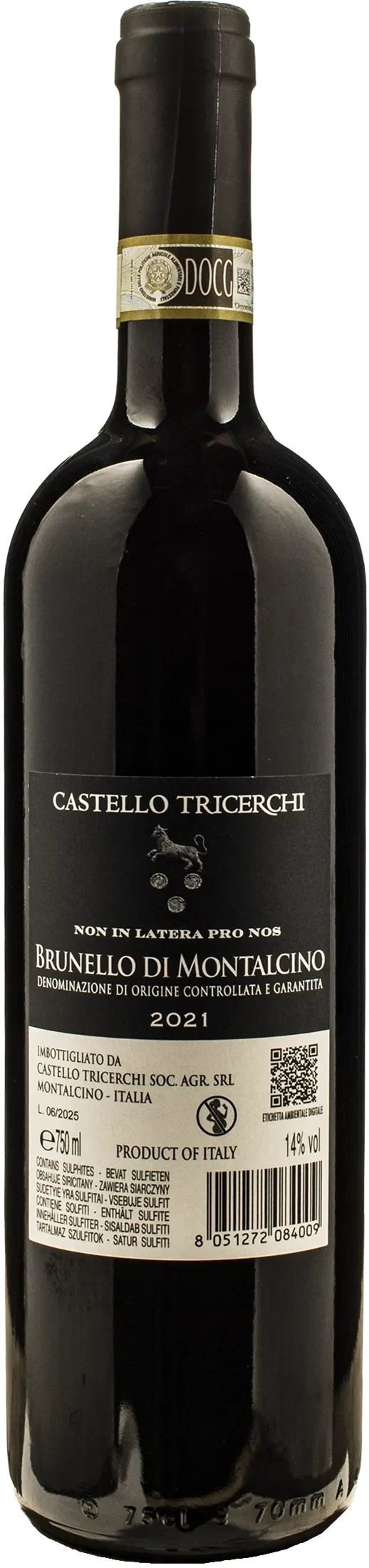 Castello Tricerchi Brunello di Montalcino 2021