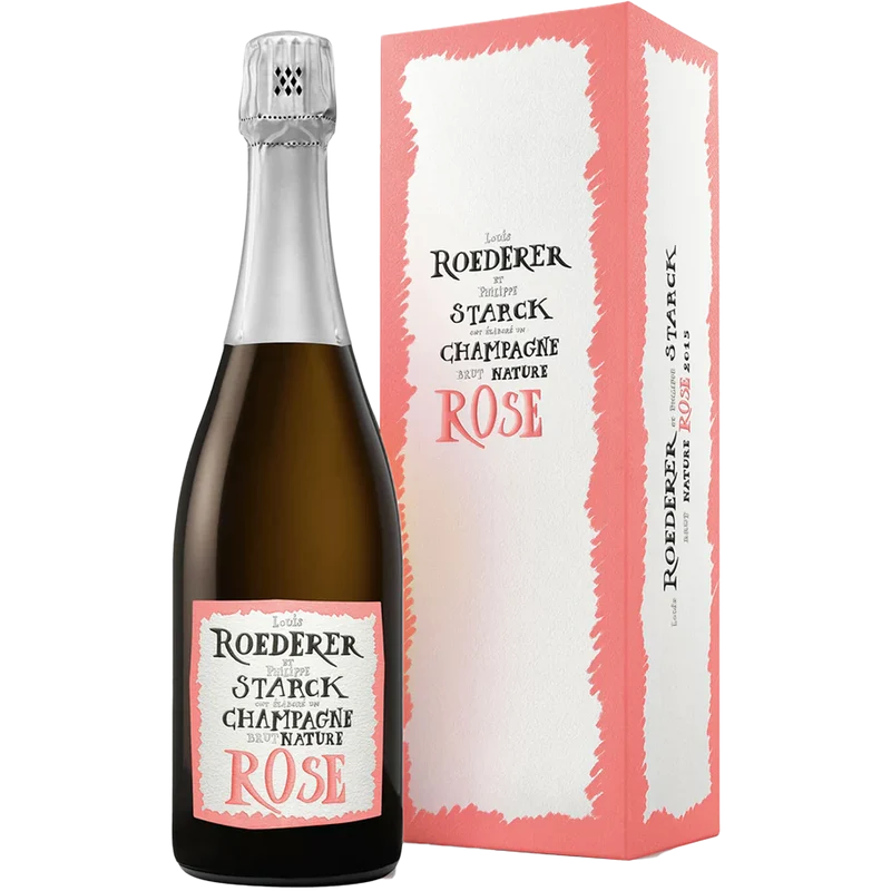 Louis Roederer & Philippe Starck Brut Nature Rosé 2015 GIFTBOX