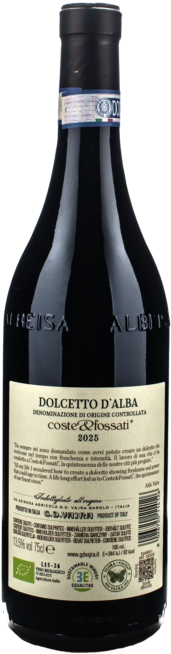 Vajra G.D. Dolcetto d'Alba Coste&Fossati 2025