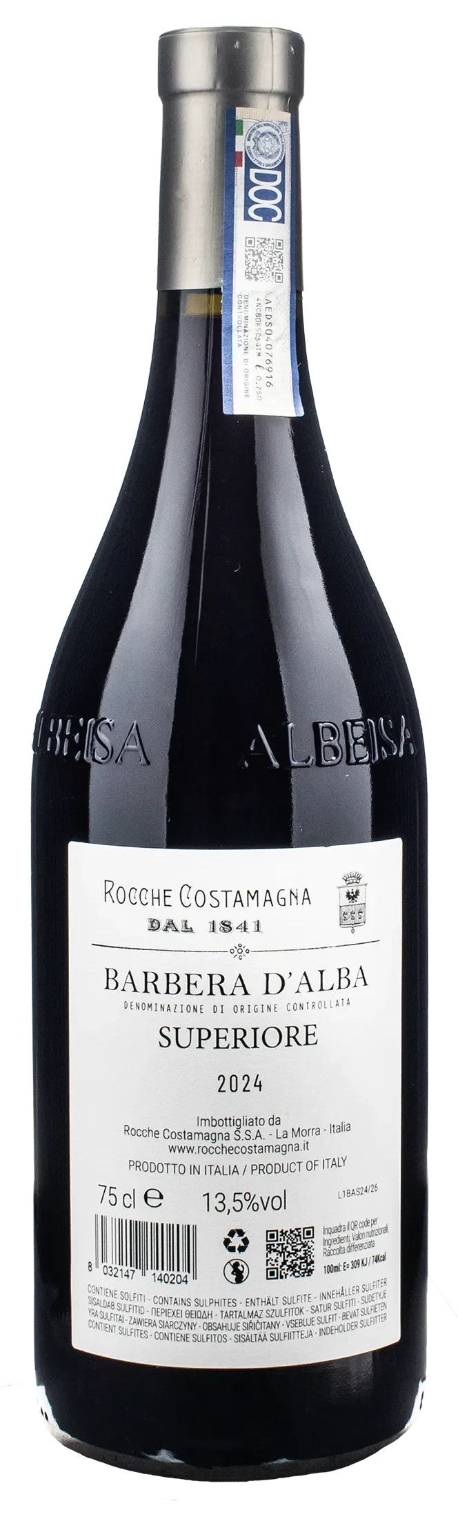 Rocche Costamagna Barbera d'Alba Superiore Rocche delle Rocche 2024