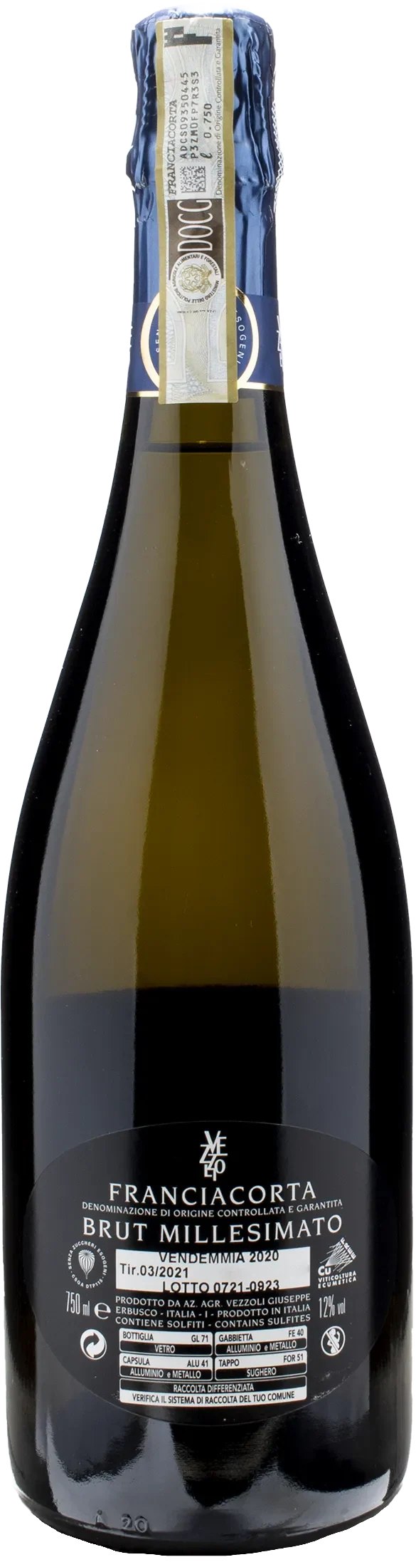 Vezzoli Franciacorta Brut Millesimato 2020