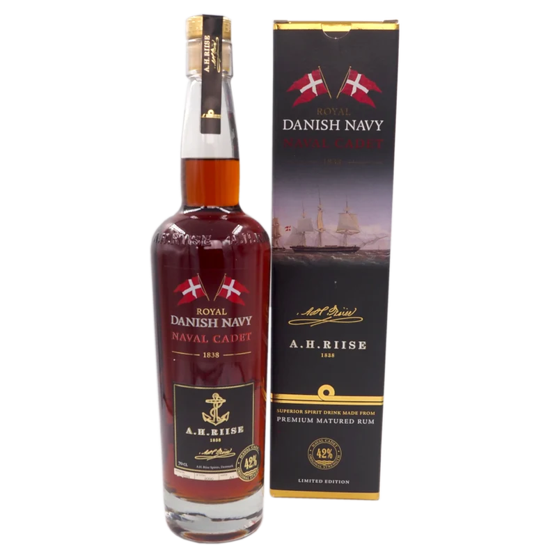 A. H. Riise Royal Danish Naval Cadet Rum 42% 70 cl