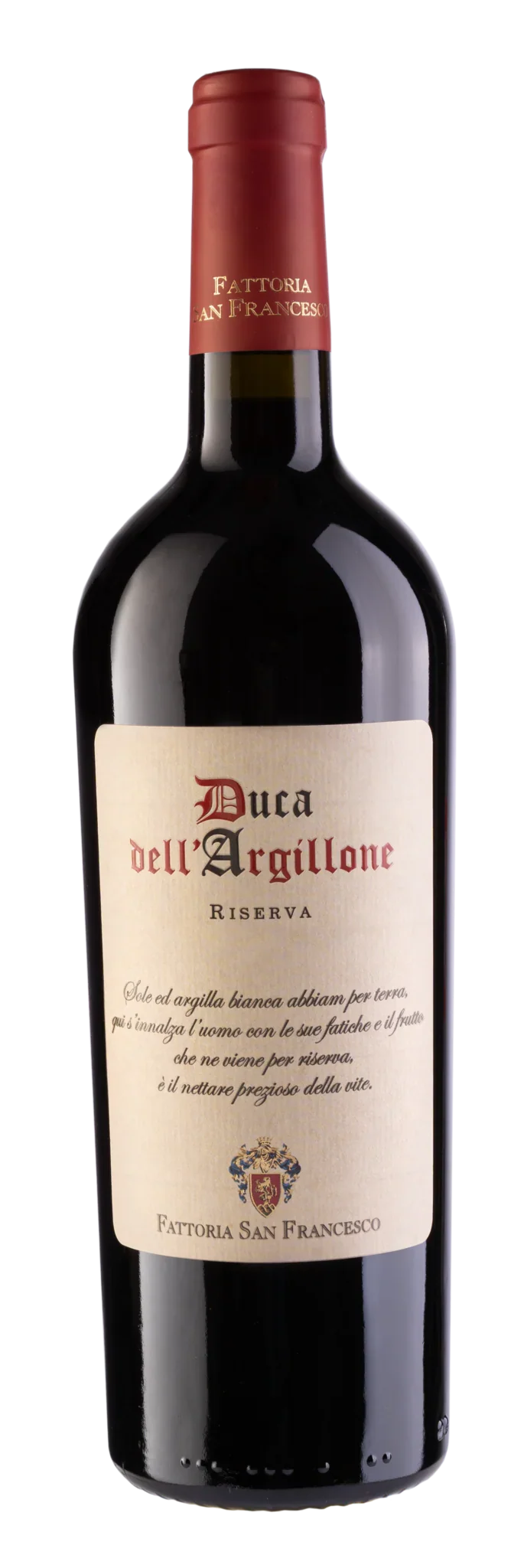 Fattoria San Francesco, Duca dell'Argillone Riserva 2020