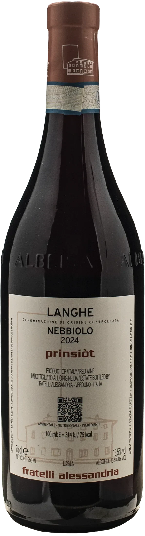 Fratelli Alessandria Langhe Nebbiolo Prinsiot 2024