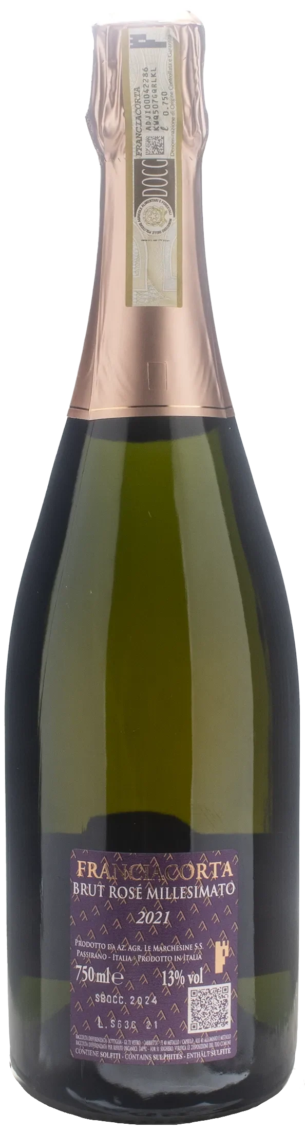 Le Marchesine Franciacorta Rosè Artio Brut Millesimato 2021