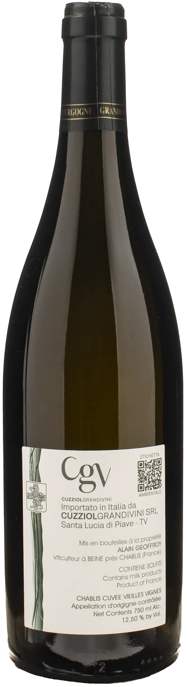 Alain Geoffroy Chablis Vieilles Vignes 2023