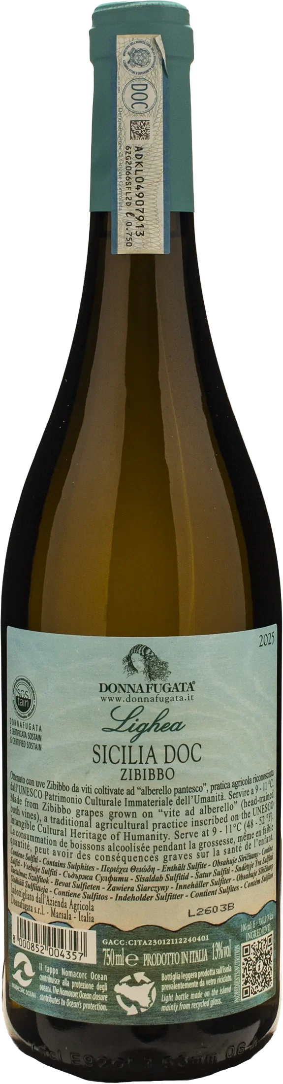Donnafugata Zibibbo Lighea 2025