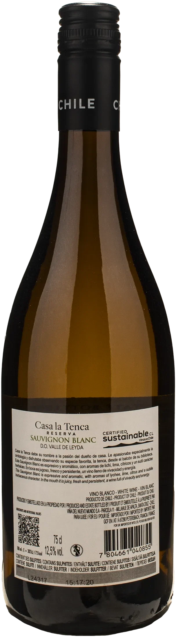 Casa La Tenca Sauvignon Blanc Reserva 2024