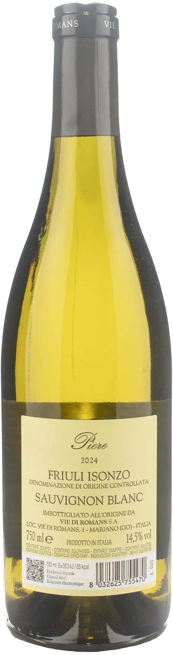 Vie di Romans Piere Sauvignon Blanc 2024
