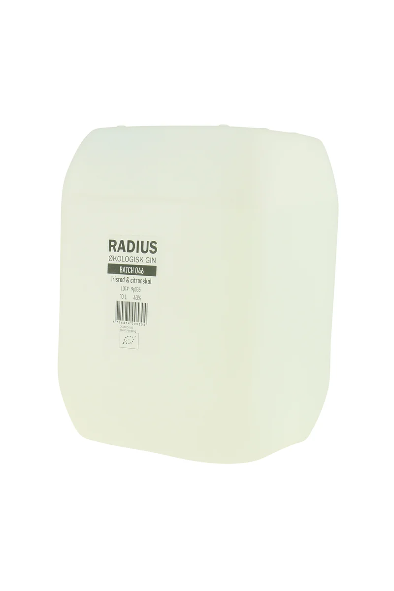 Radius Gin no 46 43% Øko - 10 liter