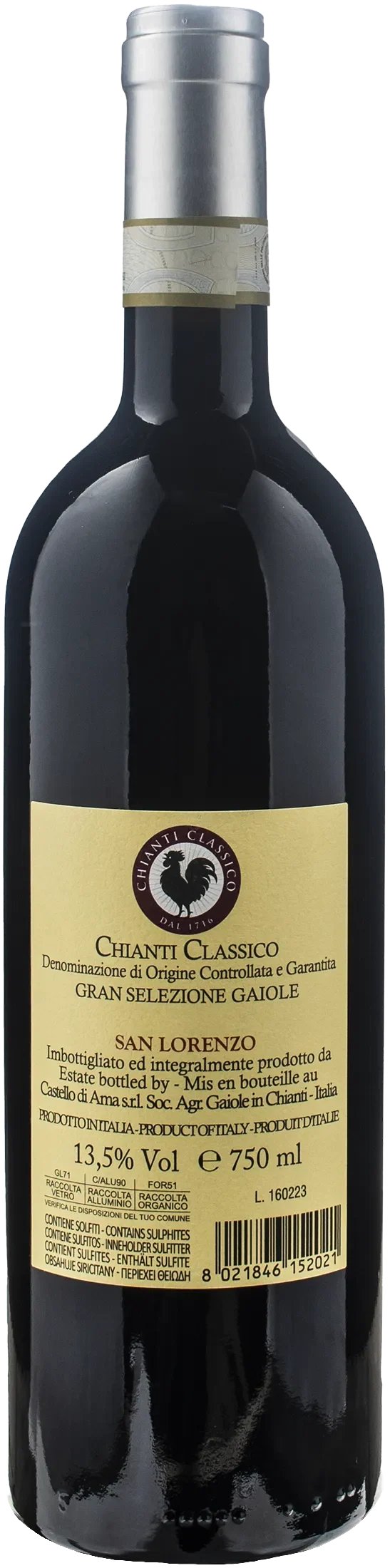 Castello di Ama Chianti Classico Gran Selezione San Lorenzo 2020