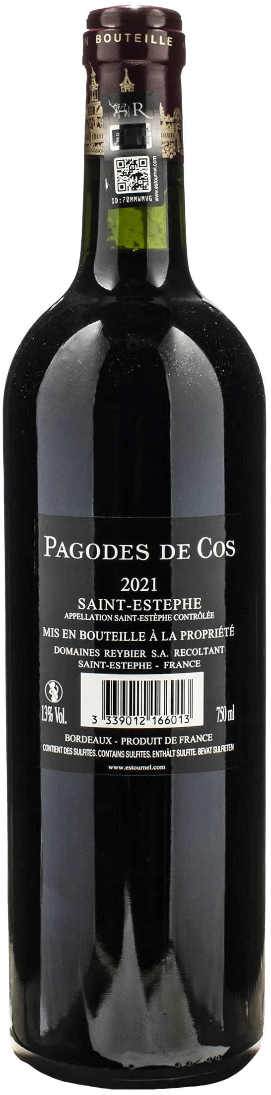 Cos d'Estournel Saint Estephe Pagodes de Cos 2021