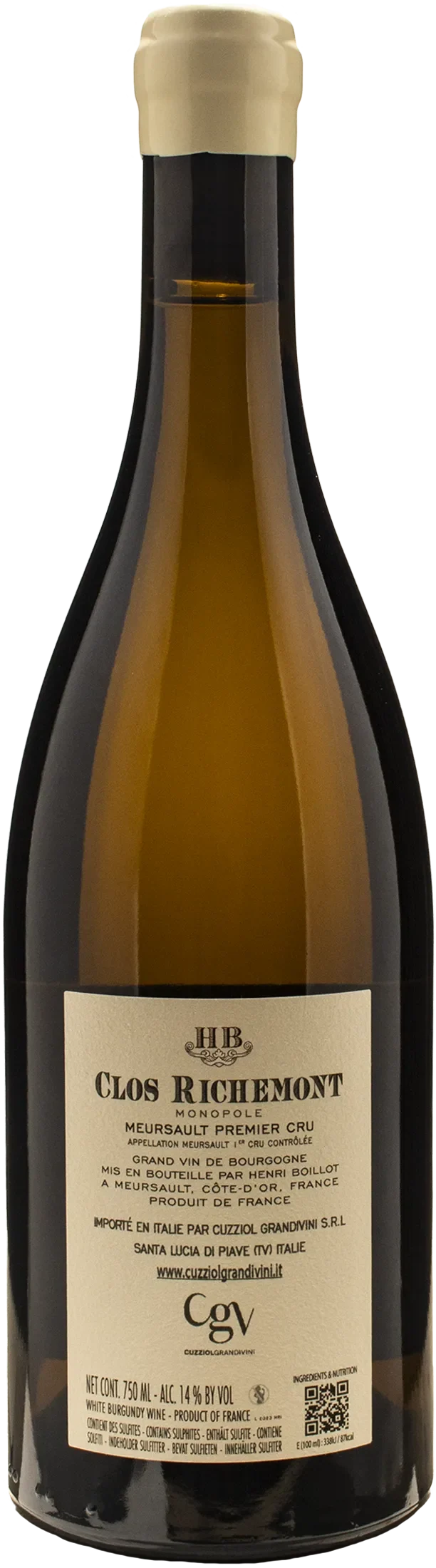 Henri Boillot Meursault 1er Cru Clos Richemont 2023