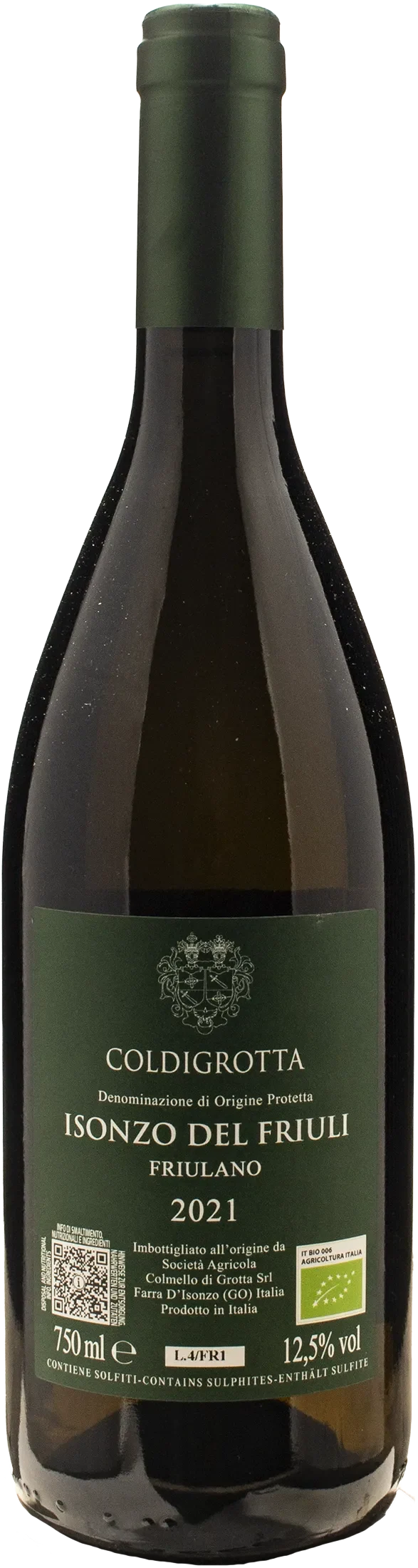 Colmello di Grotta Friuli Isonzo Friulano 2021