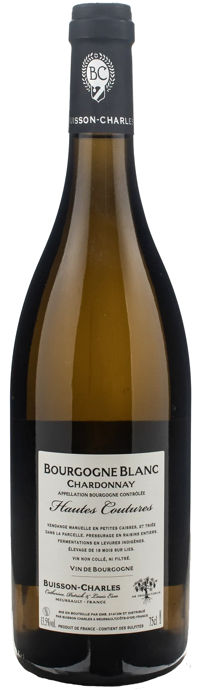 Buisson Charles Bourgogne Chardonnay Hautes Coutures 2023