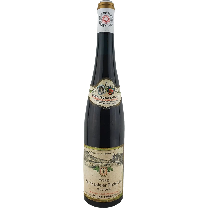 Joh. Jos. Prüm - Bernkasteler Badstube Riesling Auslese 1937 - 0,7 l