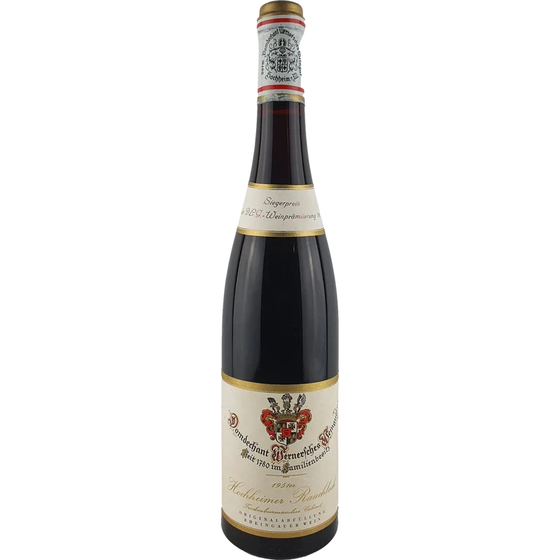 Domdechant Werner'sches Weingut - Hochheimer Rauchloch Riesling Trockenbeerenauslese Cabinet 1951 - 0,7 l
