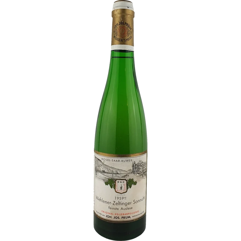 Joh. Jos. Prüm - Wehlener-Zeltinger Sonnenuhr Riesling feinste Auslese Goldkapsel 1959 - 0,7 l