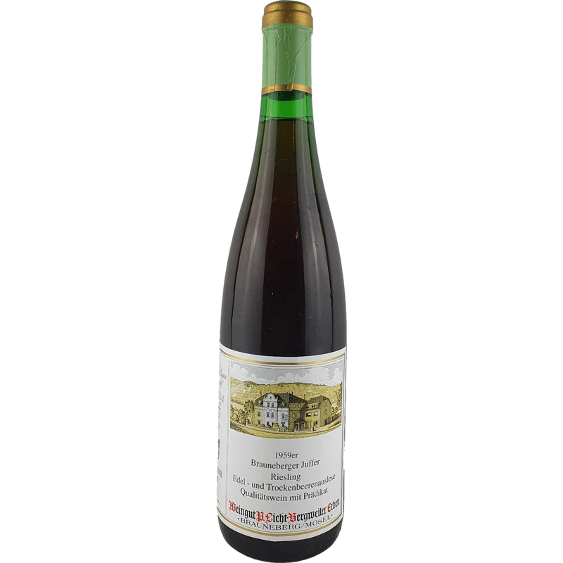 Licht-Bergweiler Erben - Brauneberger Juffer Riesling Trockenbeerenauslese 1959 - 0,7 l