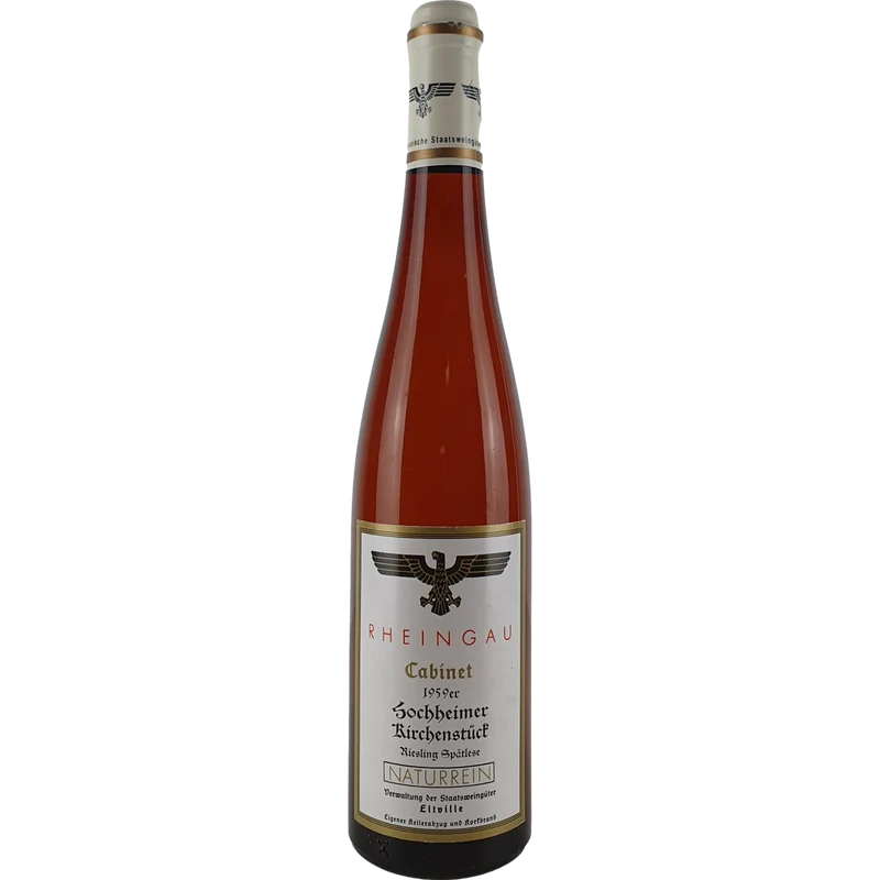 Staatsweingüter Eltville (Kloster Eberbach) - Hochheimer Kirchenstück Riesling Spätlese Cabinet 1959 - 0,7 l
