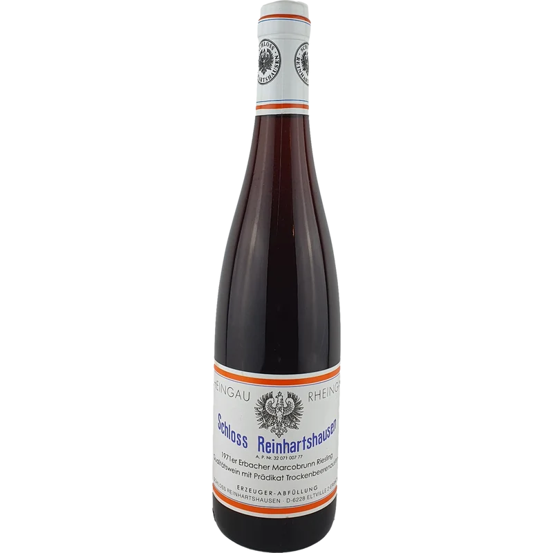 Schloss Reinhartshausen - Erbacher Marcobrunn Riesling Trockenbeerenauslese 1971 'ex Chateau 2018' - 0,7 l