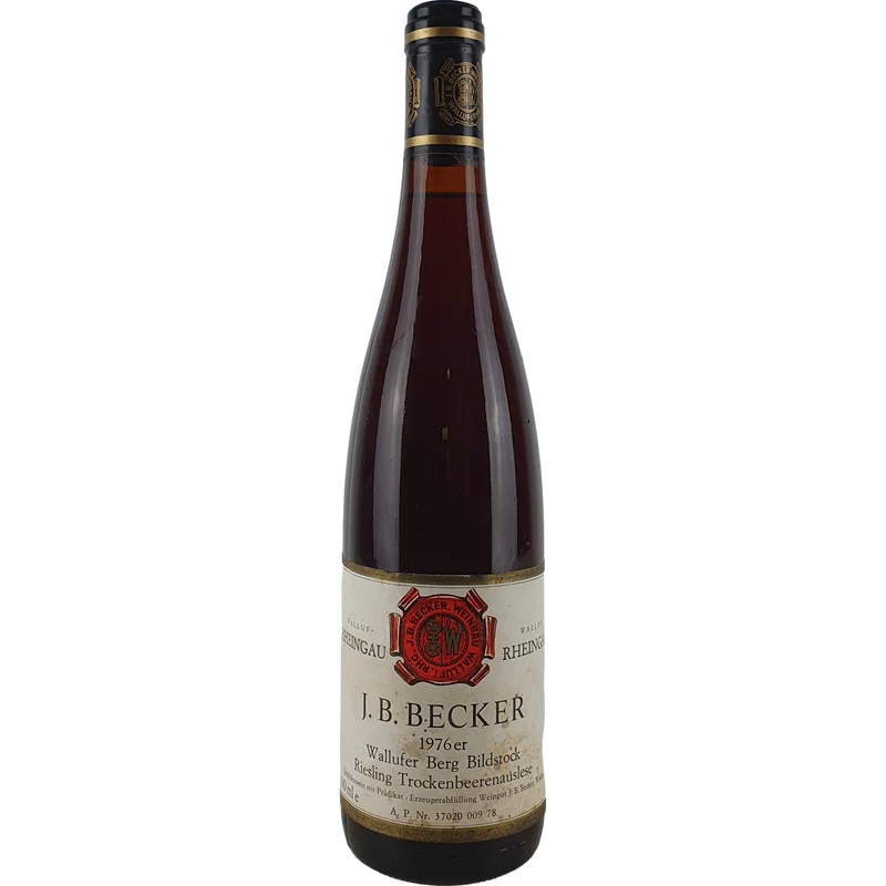 J. B. Becker - Wallufer Berg Bildstock Riesling Trockenbeerenauslese 1976 - 0,7 l