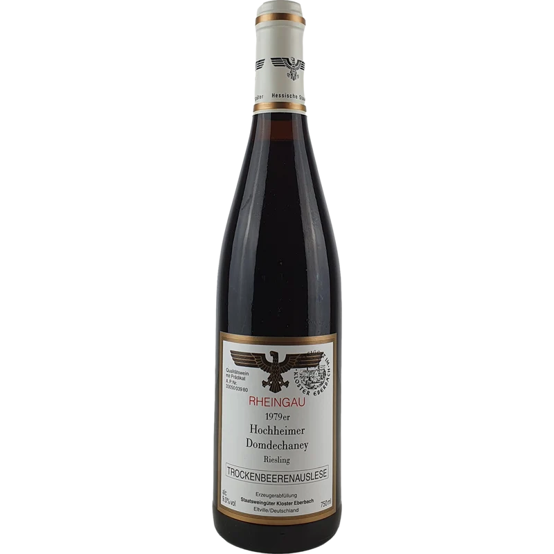 Staatsweingüter Eltville (Kloster Eberbach) - Hochheimer Domdechaney Riesling Trockenbeerenauslese Versteigerung 1979 - 0,75 l