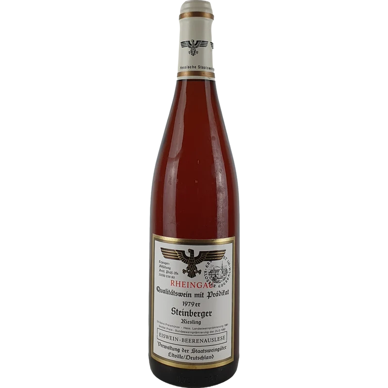 Staatsweingüter Eltville (Kloster Eberbach) - Steinberger Riesling Eiswein-Beerenauslese Versteigerung 1979 - 0,75 l