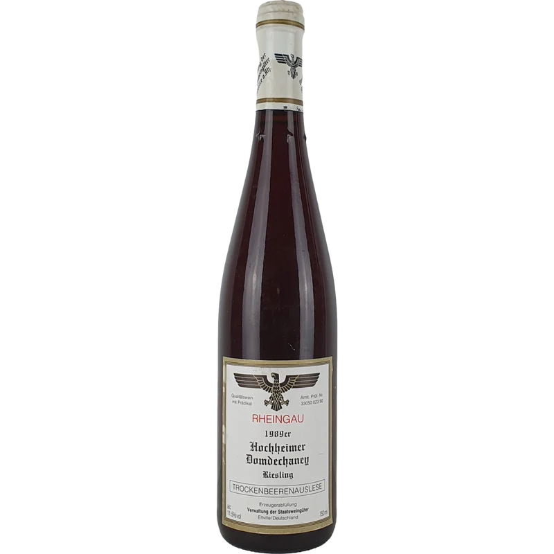 Staatsweingüter Kloster Eberbach - Hochheimer Domdechaney Riesling Trockenbeerenauslese 1989 - 0,75 l