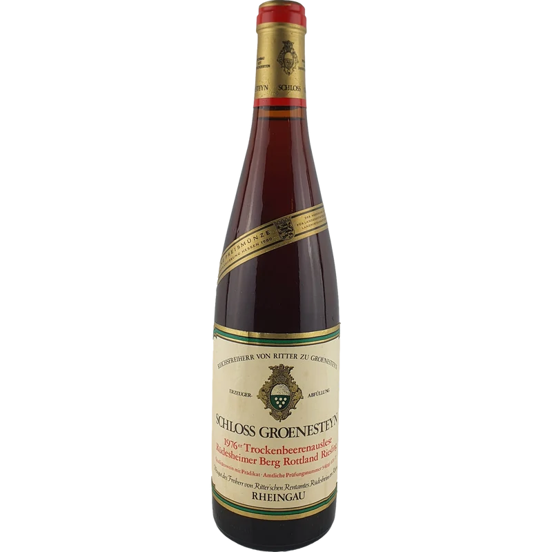 Reichsfreiherr von Ritter zu Groenesteyn - Rüdesheimer Berg Rottland Riesling Trockenbeerenauslese Goldkapsel 1976 - 0,7 l